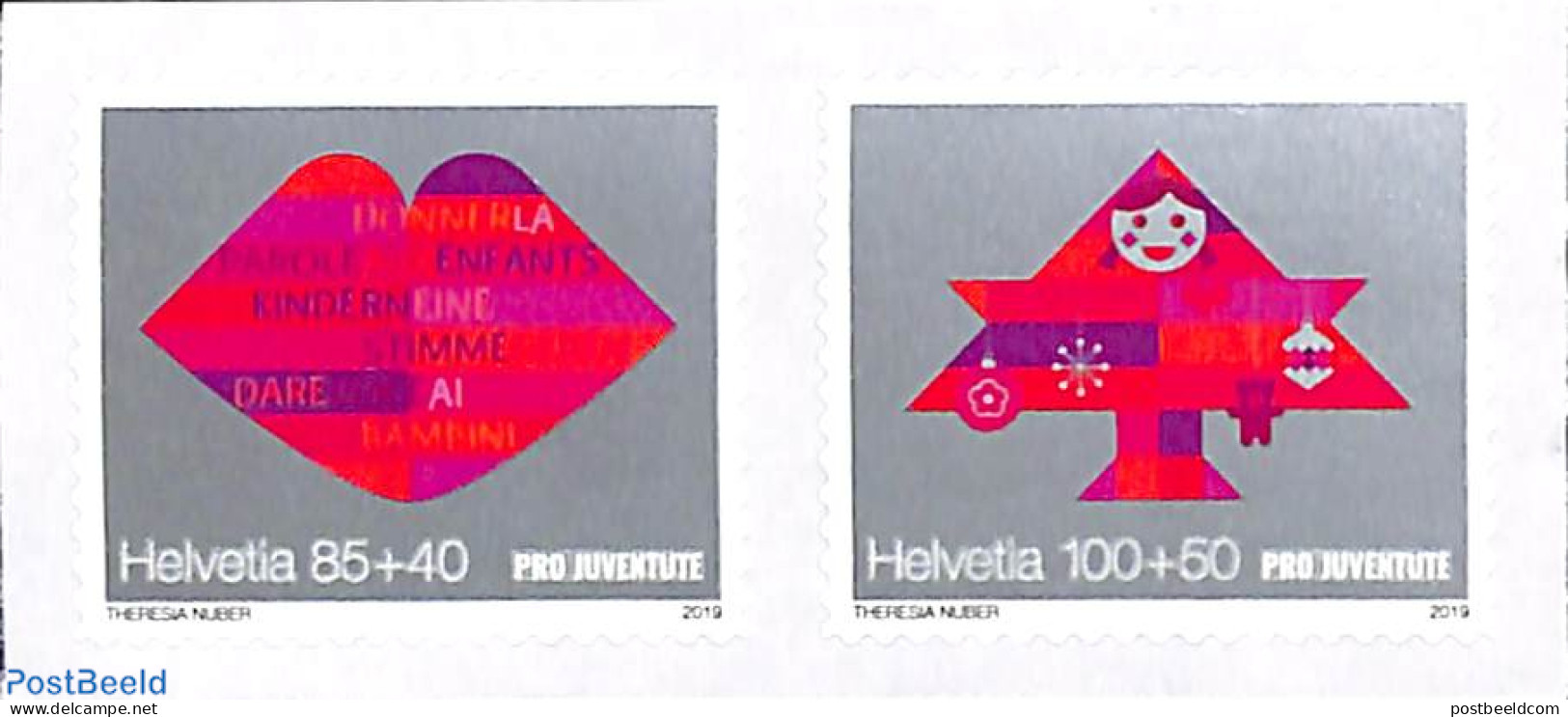 Switzerland 2019 Pro Juventute 2v S-a, Mint NH - Nuovi