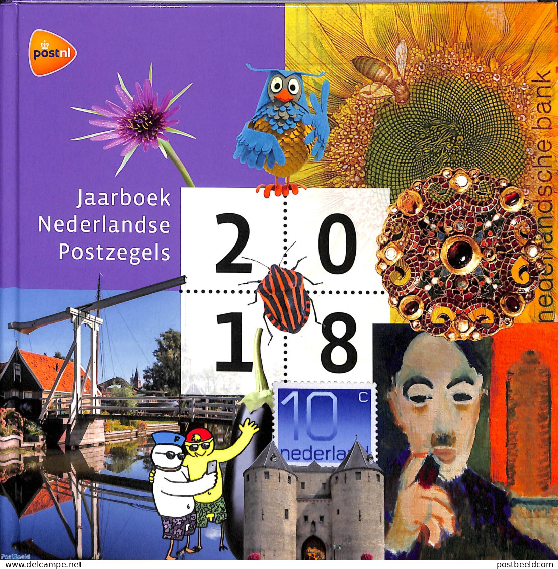 Netherlands 2018 Official Yearbook 2018 With Stamps, Mint NH, Various - Yearsets (by Country) - Ungebraucht