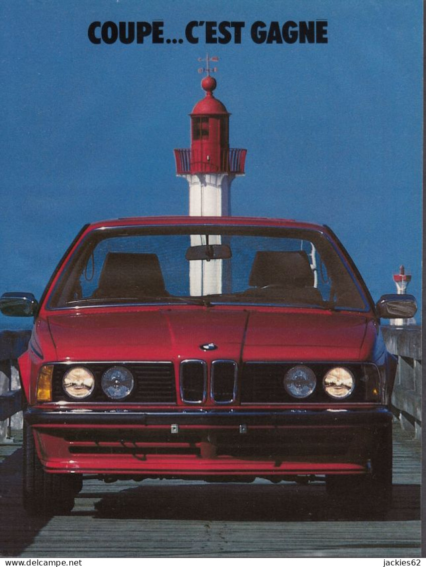 128788CL/ COUPE BMW 628 Csi, 3 Pages De Magazine Format 21/27,5 Cm - Werbung