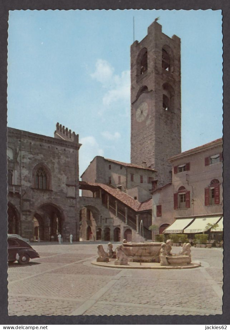 062740/ BERGAMO, Torre Civica, Fontana Contarini - Bergamo