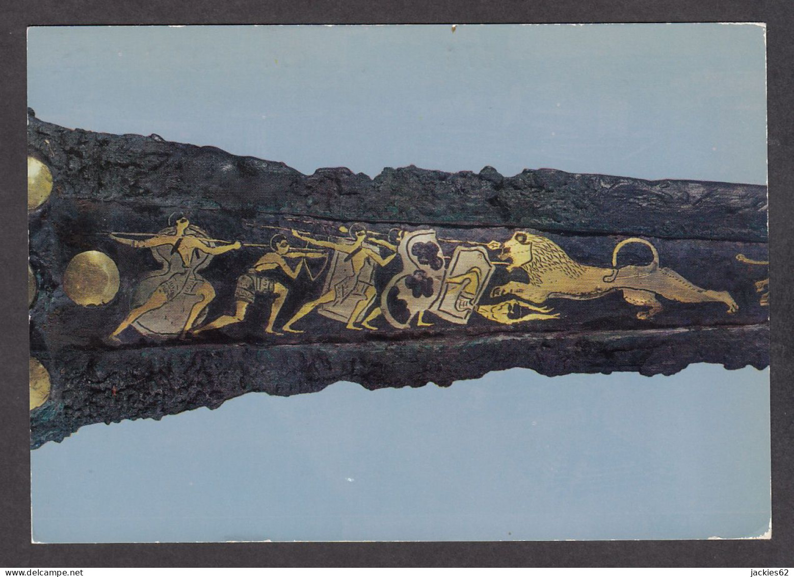 087754/ ATHENS, Archaeological Museum, Bronze Dagger Decorated With Gold Etc, From Mycenae - Grèce