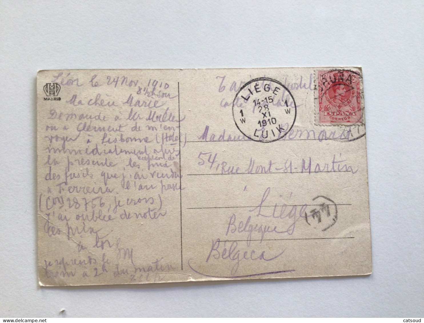Carte Postale Ancienne (1910) Santander : Piquio Libreria De M. Albira , Santander - Cantabria (Santander)