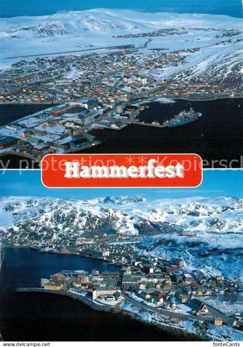 73359662 Hammerfest Fliegeraufnahmen Hammerfest - Norvège