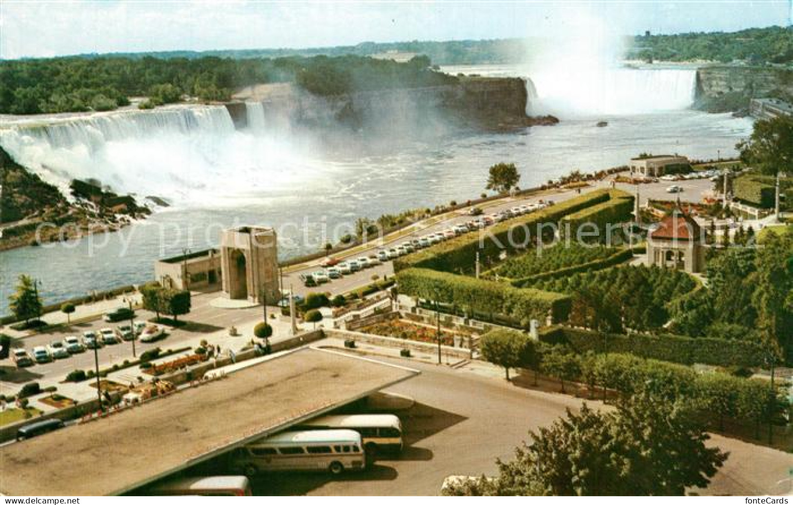 73331385 Niagara Falls Ontario American Falls And Canadian Horseshoe Falls Niaga - Unclassified