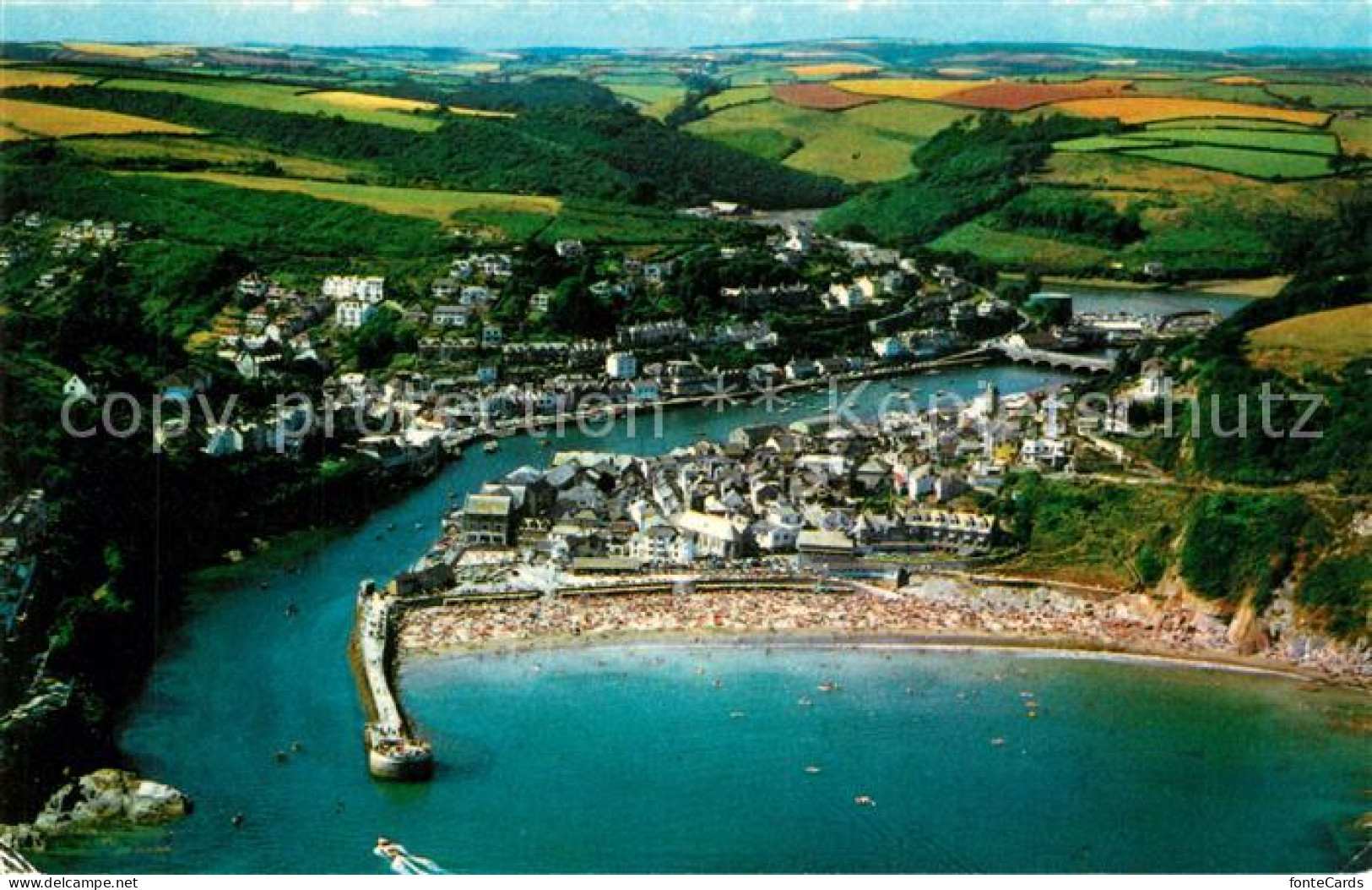 73331384 Looe Aerial View Looe - Other & Unclassified