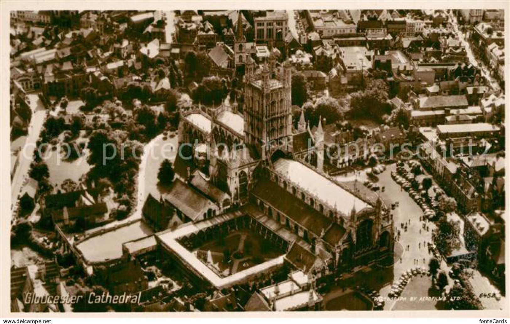 73328219 Gloucester Fliegeraufnahme Cathedral Gloucester - Altri & Non Classificati