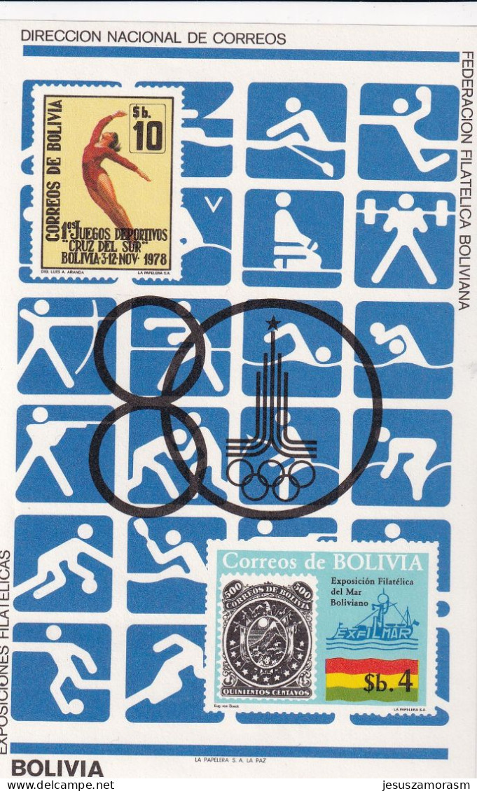 Bolivia Hb Michel 100 - Ete 1980: Moscou