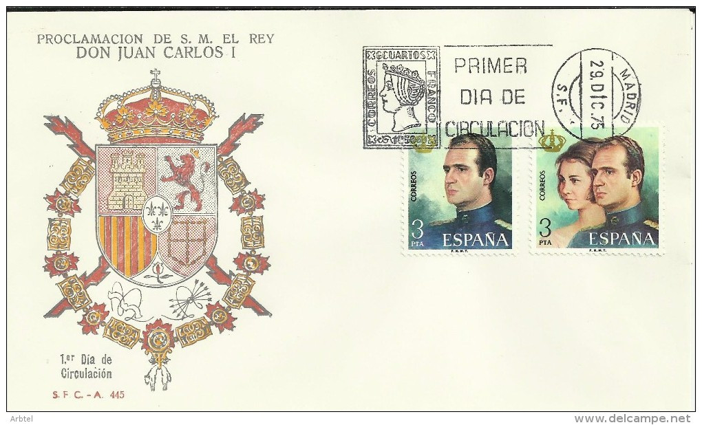 MADRID SPD FDC PROCLAMACION JUAN CARLOS I REY - Case Reali