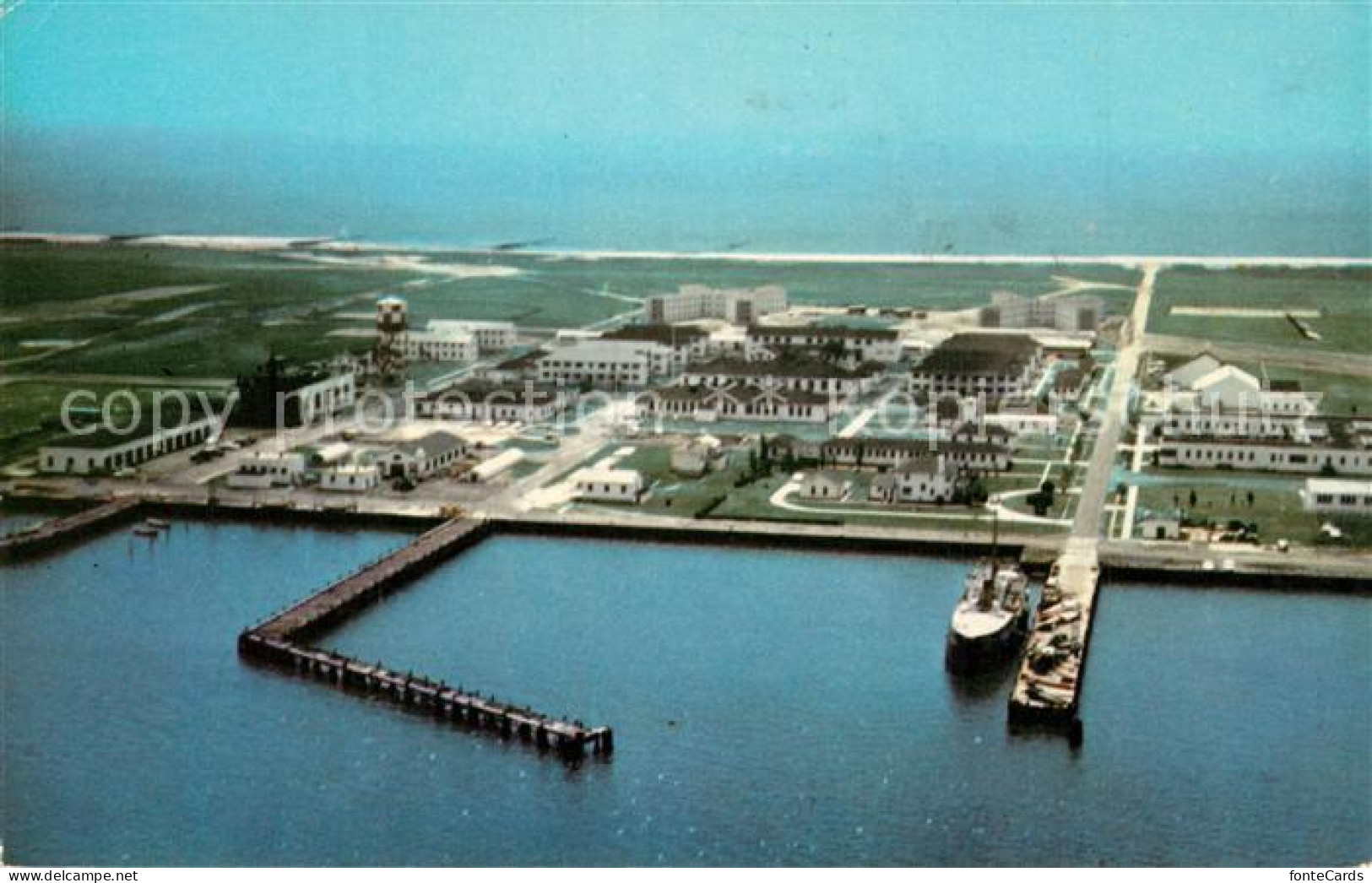 73317261 Cape_May United States Coast Guard Receiving Center Aerial View - Andere & Zonder Classificatie