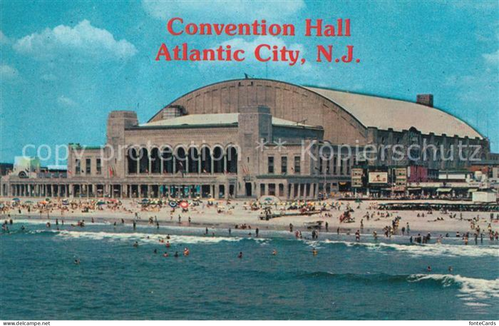 73317251 Atlantic_City_New_Jersey Convention Hall Beach - Other & Unclassified