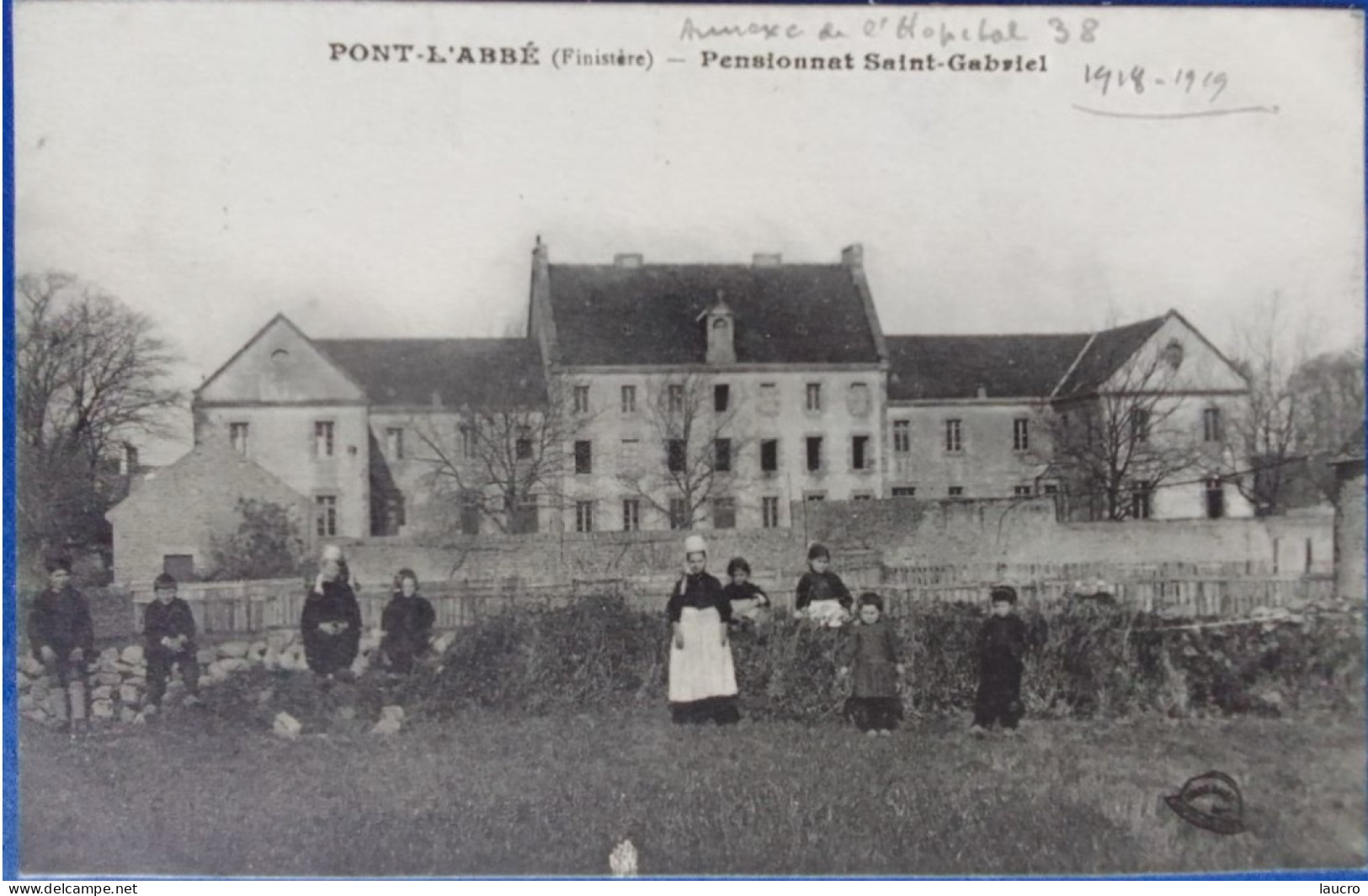 Pont L'Abbé. Pensionnat Saint-Gabriel.annexe De L'hôpital.rareté - Pont L'Abbe