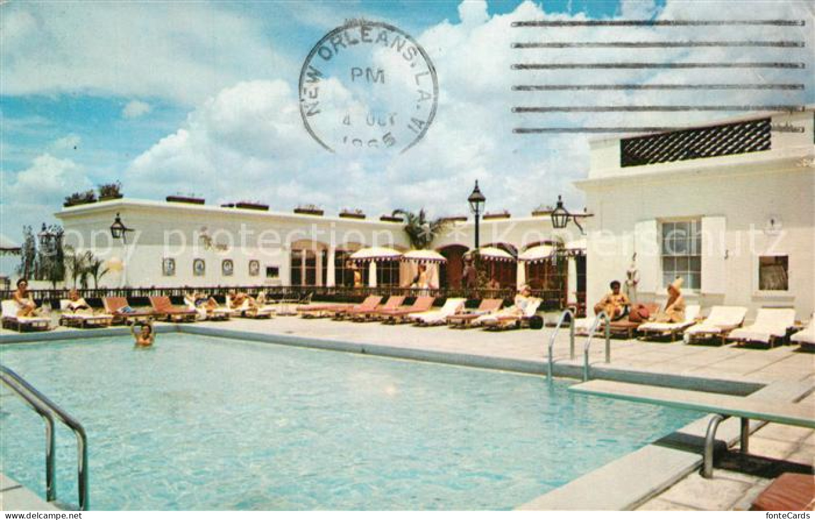 73308949 New_Orleans_Louisiana Rooftop Pool Royal Orleans Hotel - Autres & Non Classés