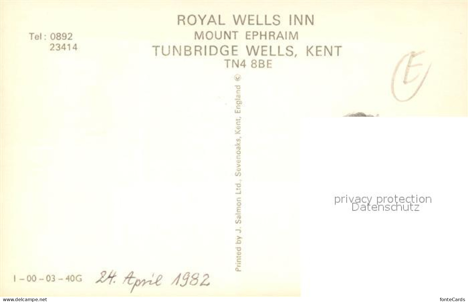 73308294 Tunbridge Wells Royal Wells Inn Hotel Tunbridge Wells - Autres & Non Classés