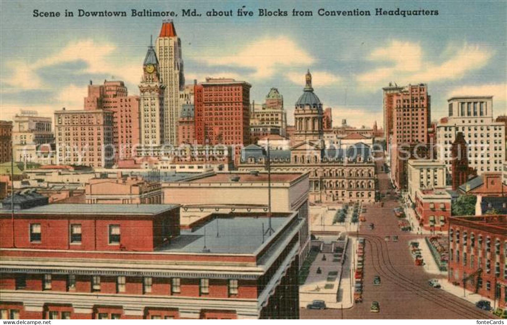 73304987 Baltimore_Maryland Convention Headquarters Skyline - Andere & Zonder Classificatie