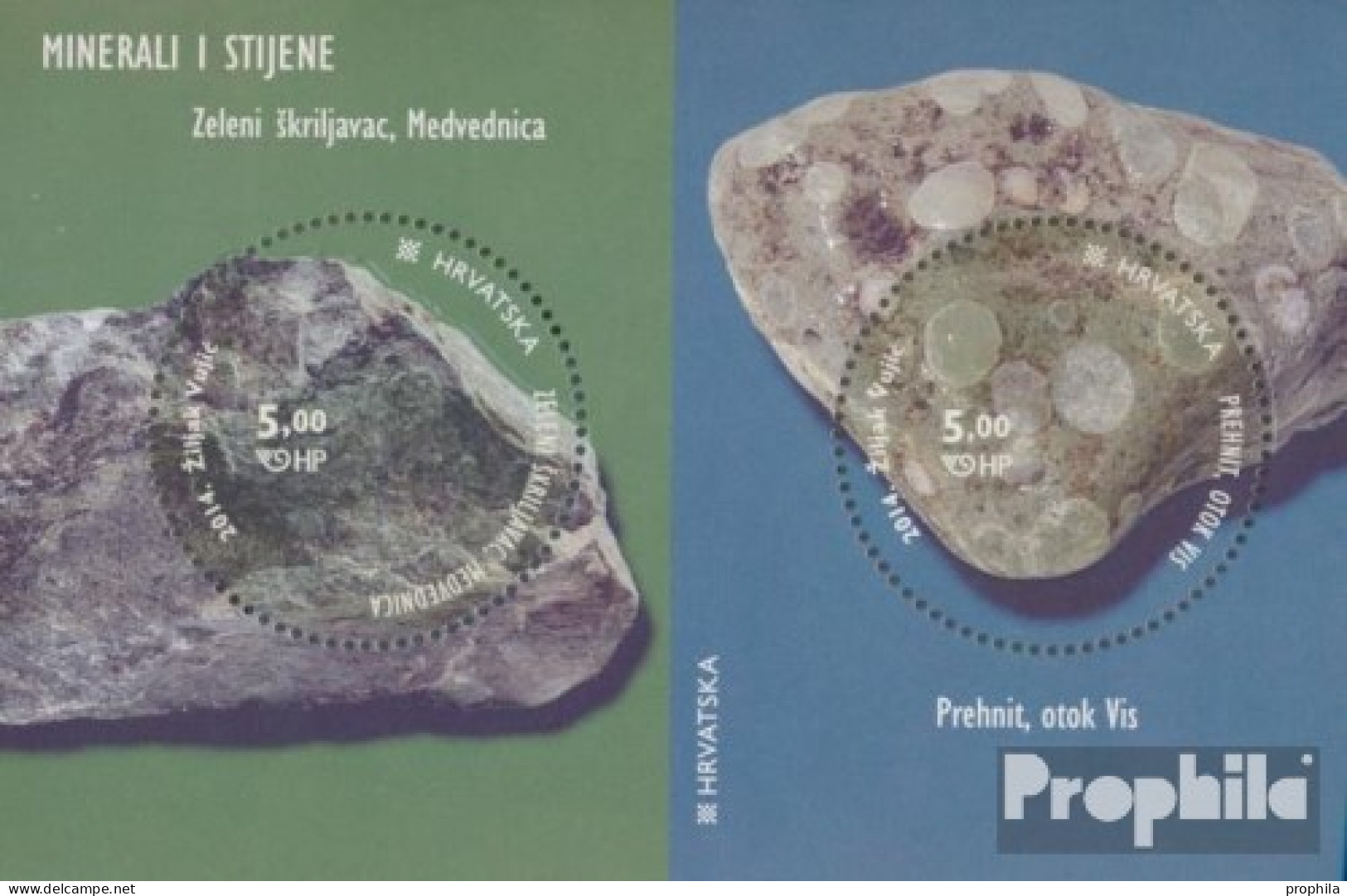 Kroatien Block56 (kompl.Ausg.) Postfrisch 2014 Mineralien Und Gesteine - Croacia