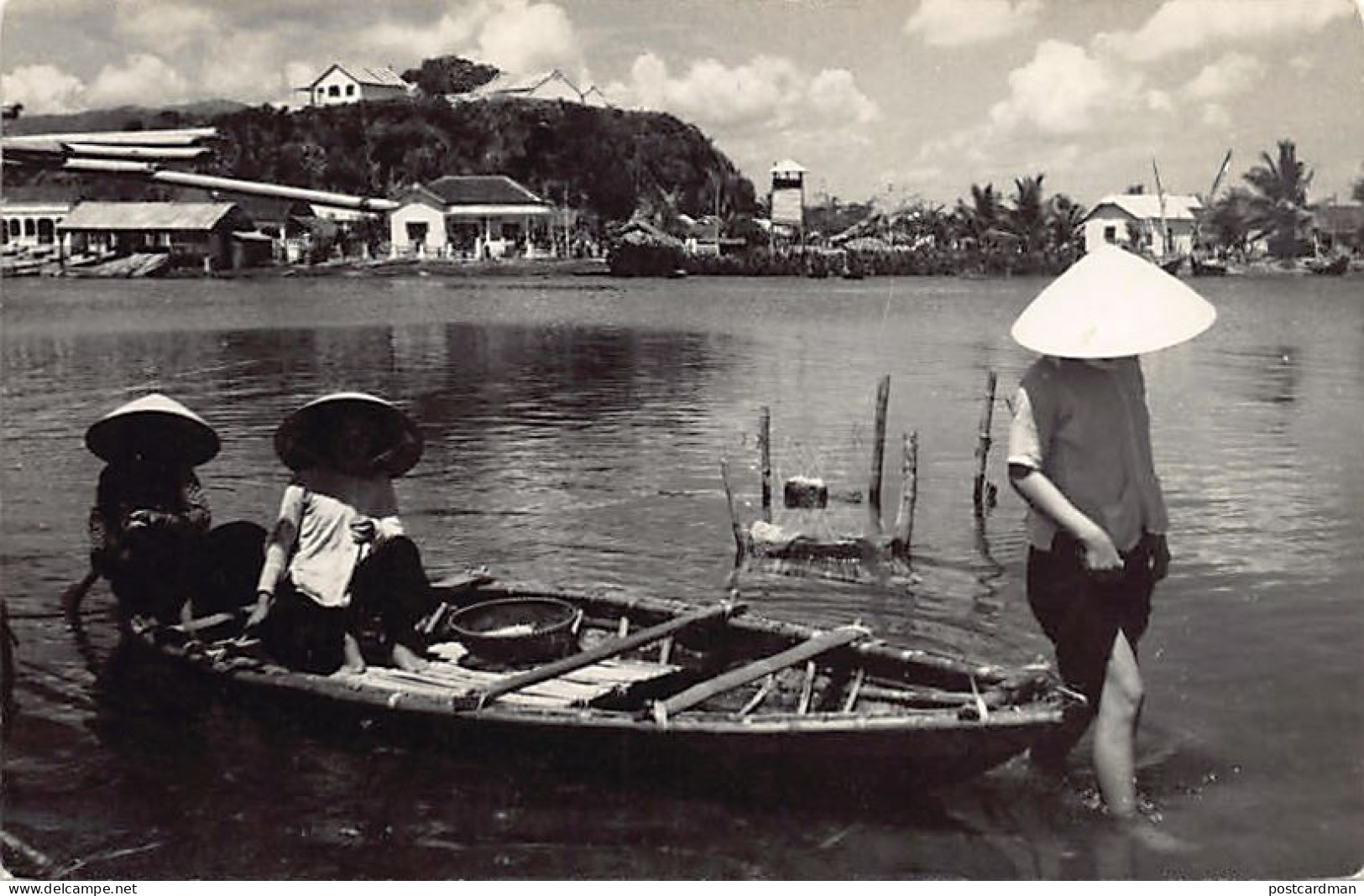 Viet Nam - NA TRANG - Pêcheurs - CARTE PHOTO Année 1955 - Vietnam