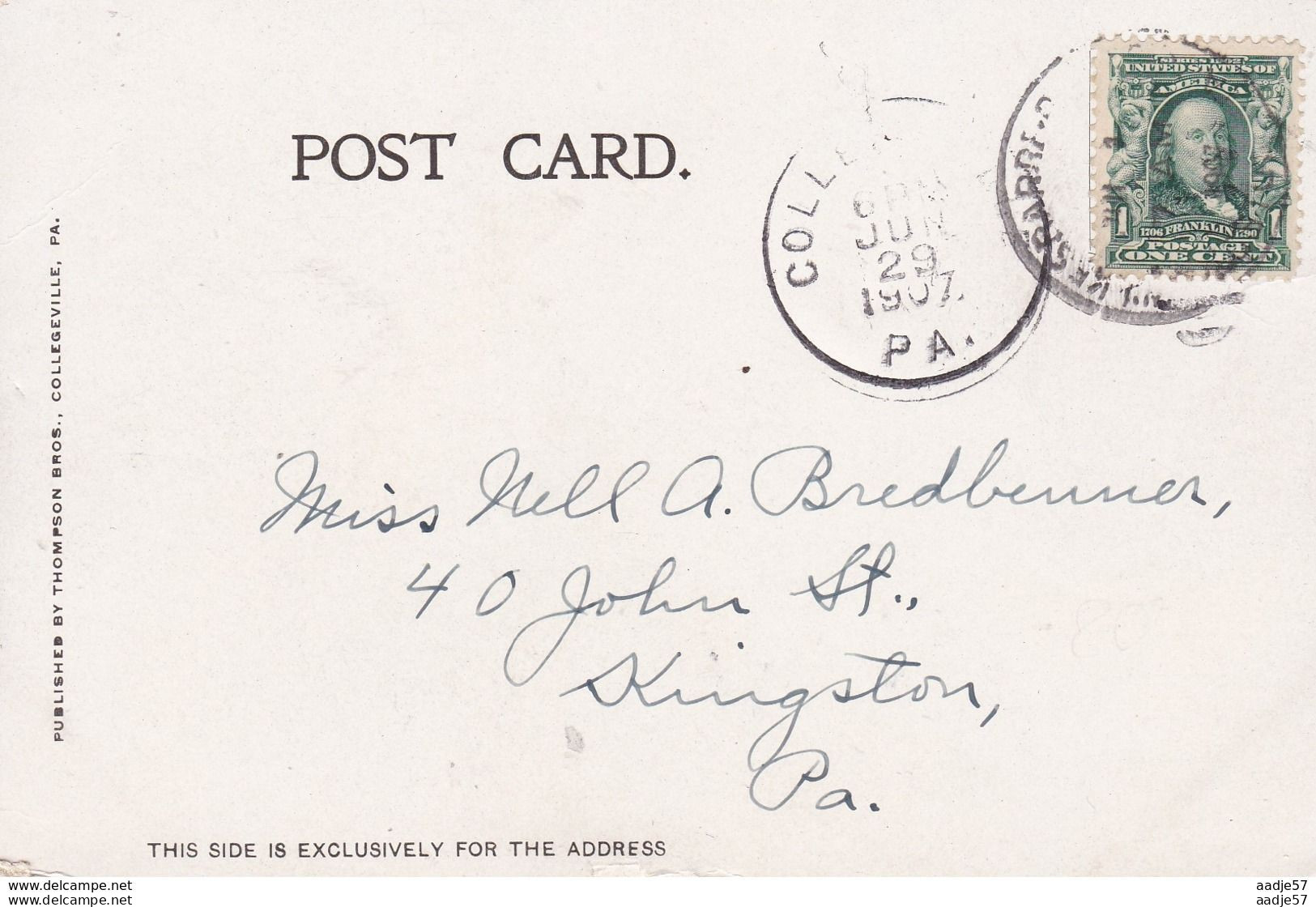 Collegeville Station 1907 USA - Stations Without Trains