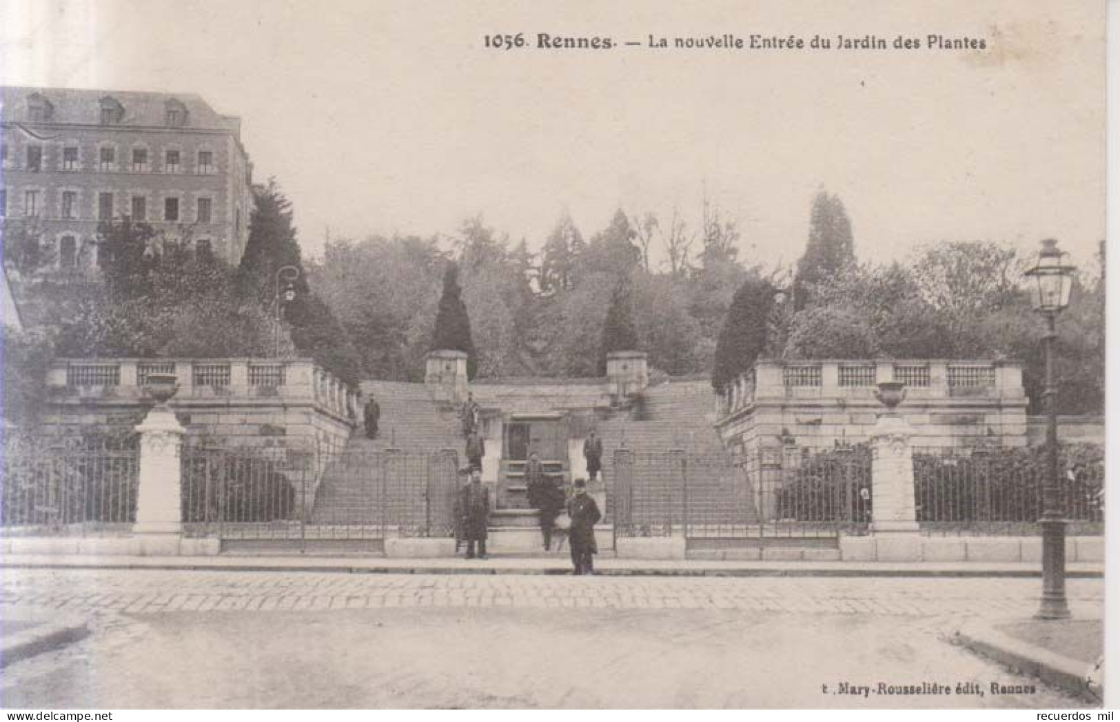 Rennes La Nouvelle Entree Du Jardin Des Plantes  Carte Postale Animee - Rennes