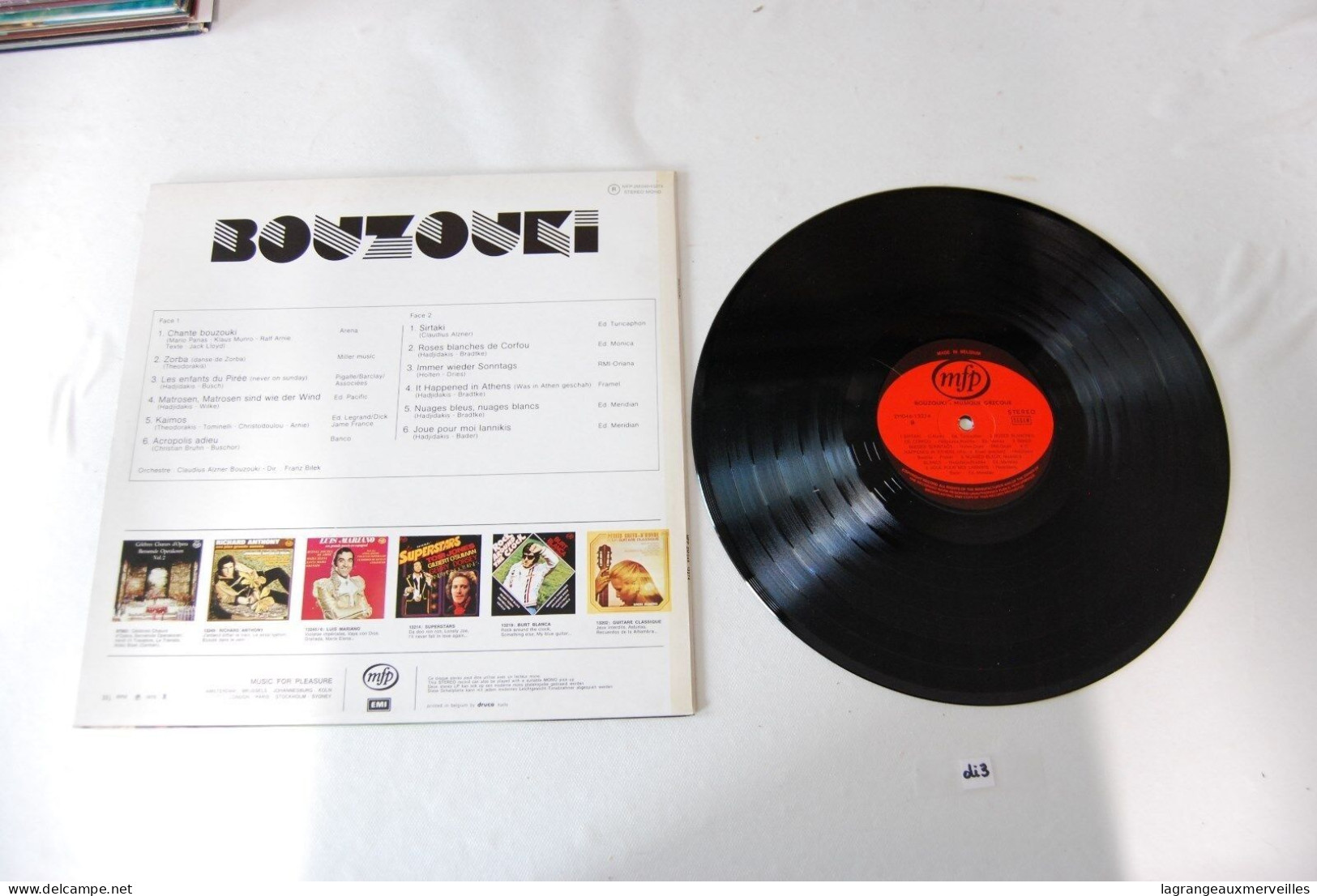 Di3- Vinyl 33 T - Bouzouki - Mfp - Altri - Francese