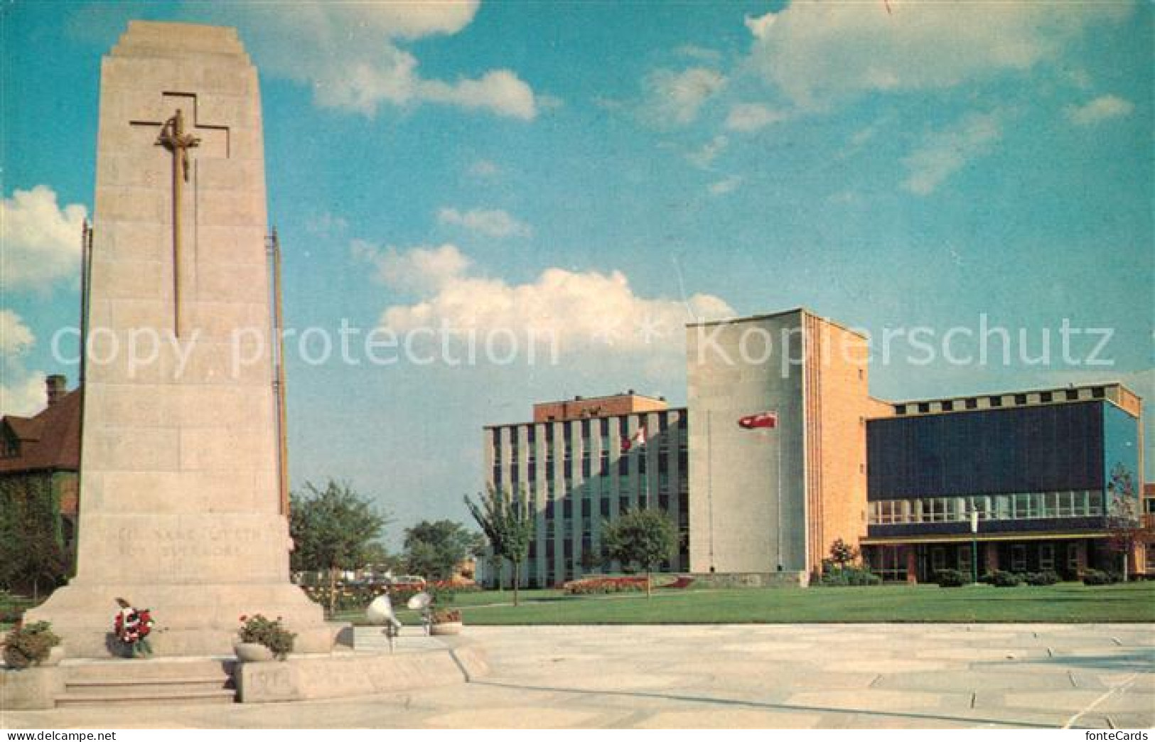 73301692 Windsor Ontario Civic Centre War Memorial City Hall  Windsor Ontario - Ohne Zuordnung