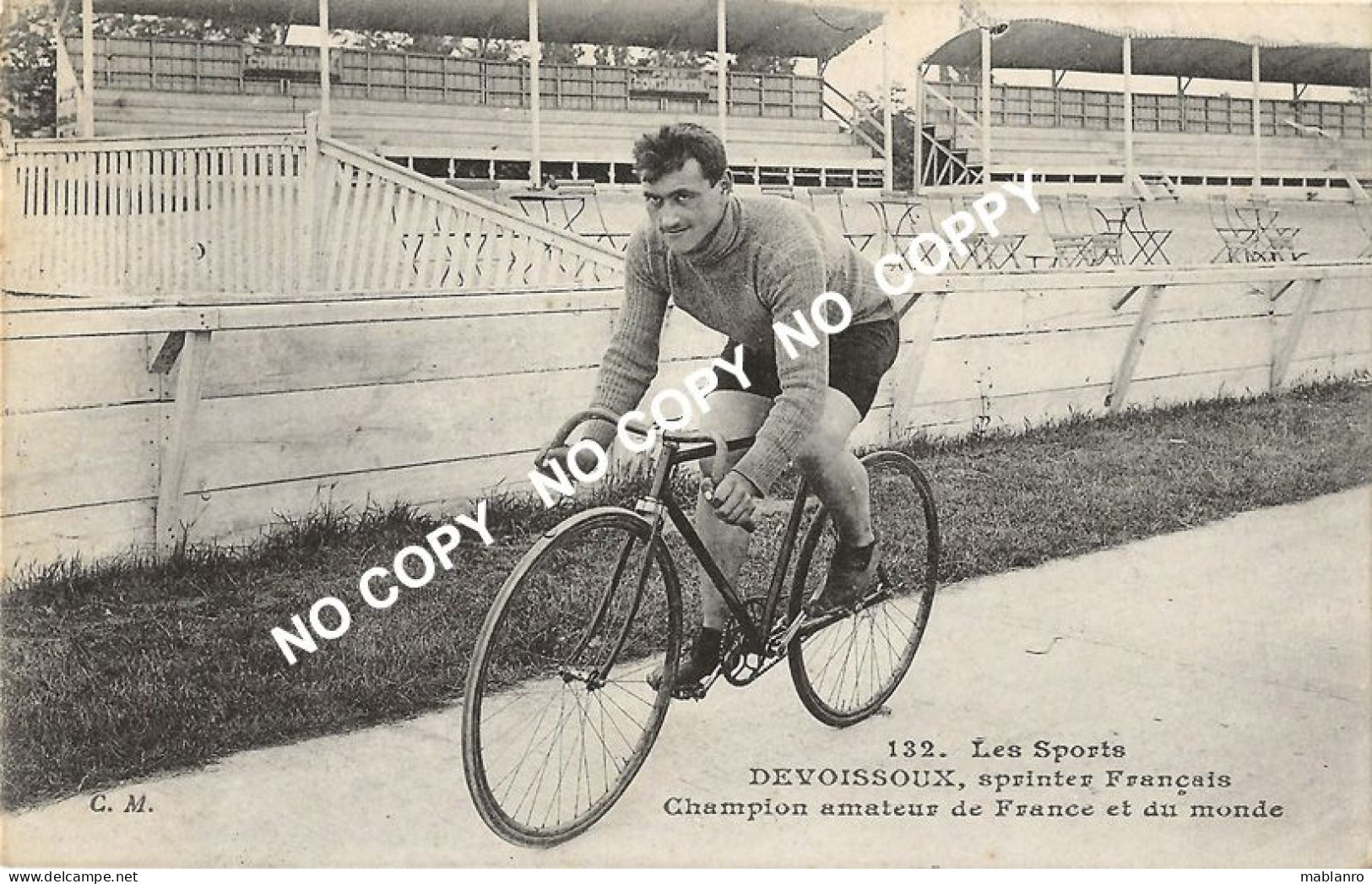 CARTE CYCLISME DEVOISSOUX SERIE LES SPORTS - Cyclisme