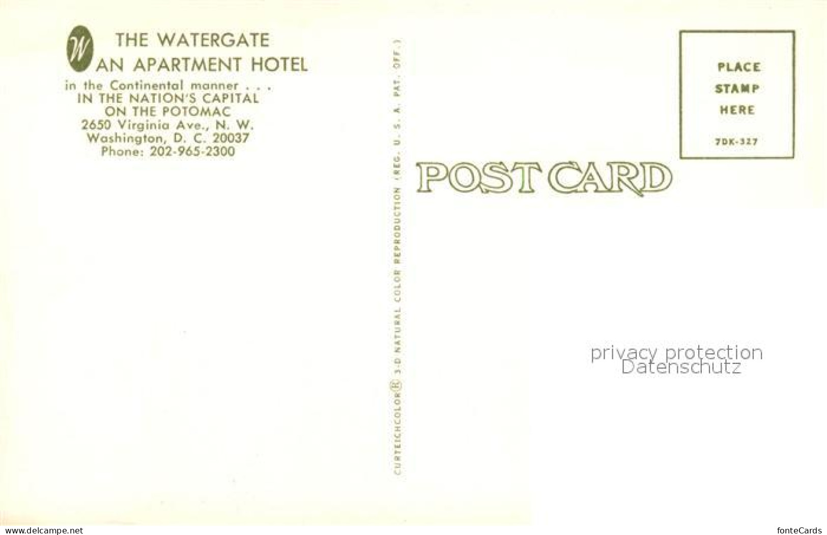 73301217 Washington DC The Watergate Apartment Hotel Washington DC - Washington DC