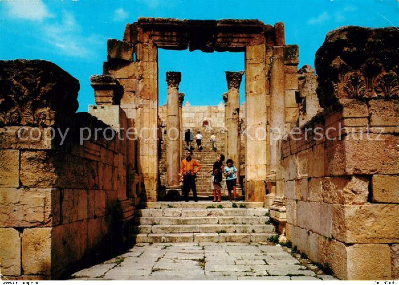 73300696 Jerash Entrance Of The Churches Area Ruinen Antike Staette Jerash - Israele