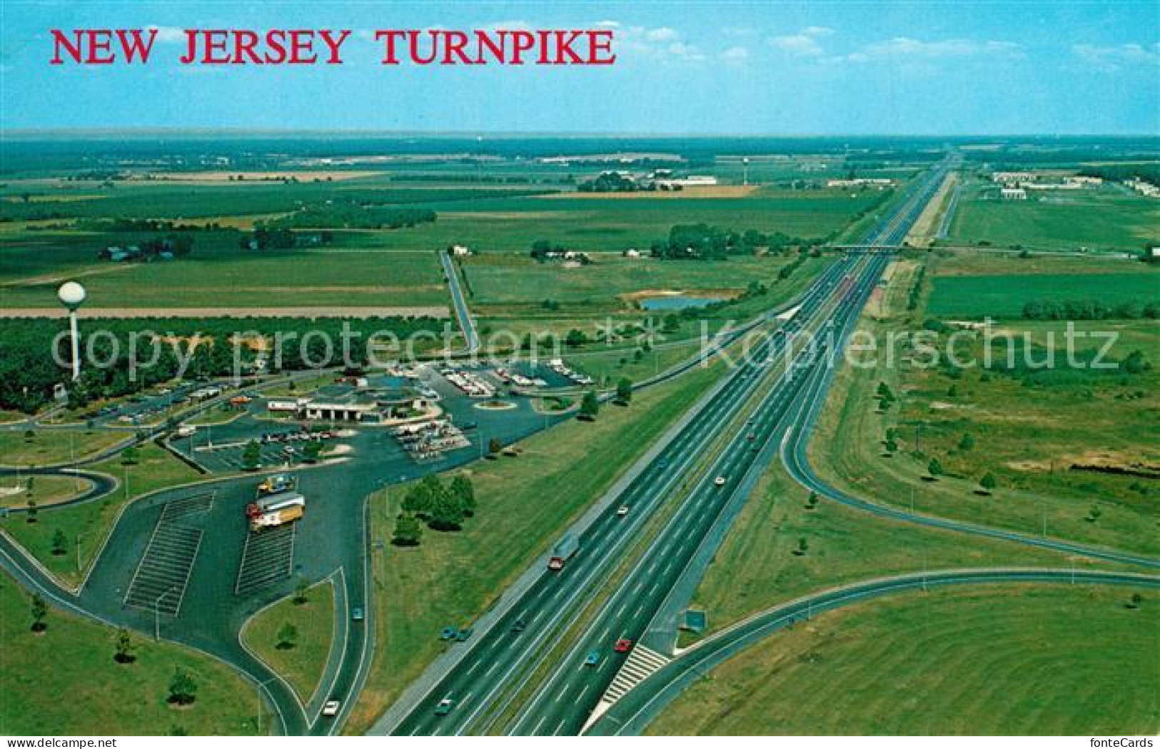 73300438 Hightstown New Jersey Turnpike Aerial View - Other & Unclassified