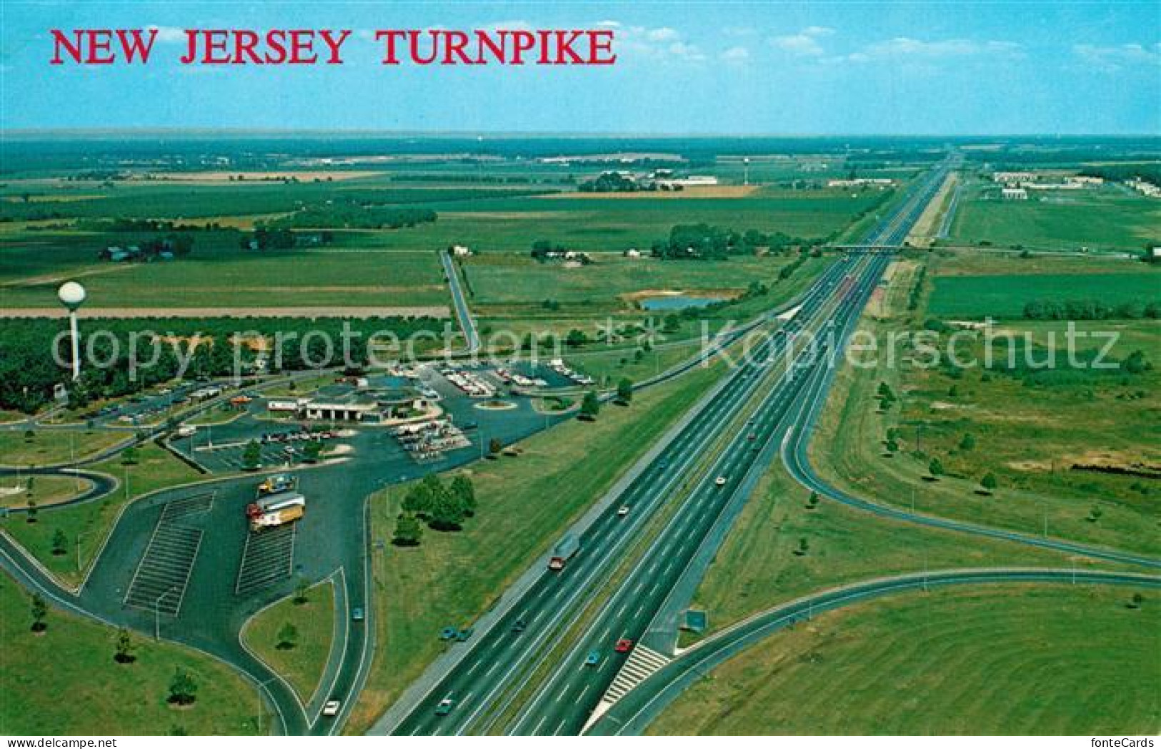 73300438 Hightstown New Jersey Turnpike Aerial View - Sonstige & Ohne Zuordnung