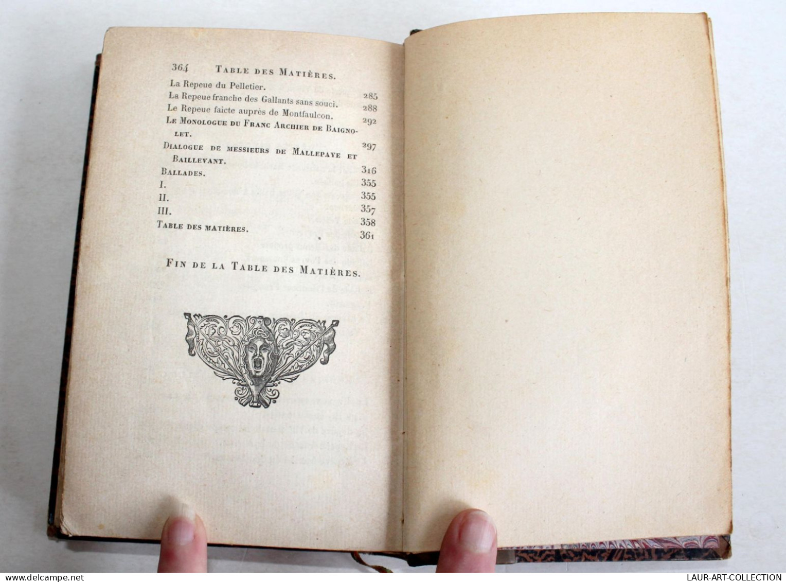 OEUVRES COMPLETES DE FRANCOIS VILLON, NOUVELLE EDITION + NOTES par PL JACOB 1854 / ANCIEN LIVRE XIVe SIECLE (2603.65)