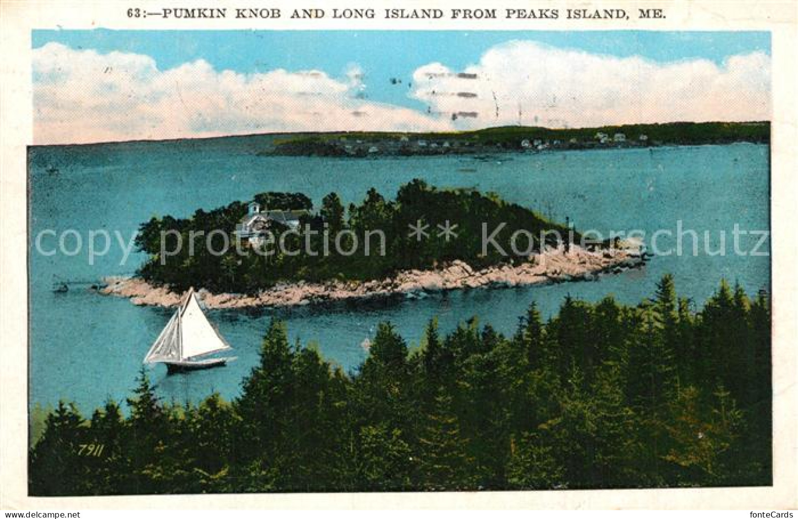 73298661 Peaks_Island Pumkin Knob And Long Island - Other & Unclassified