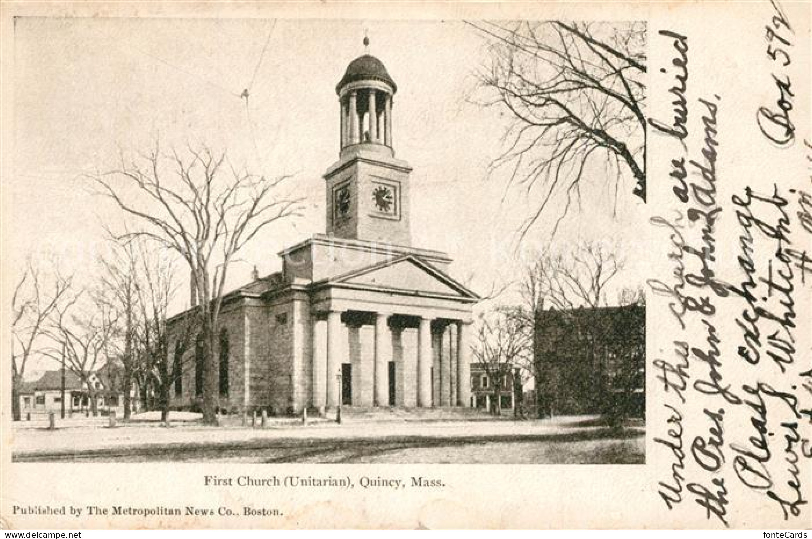 73298657 Quincy_Massachusetts First Church Unitarian - Sonstige & Ohne Zuordnung