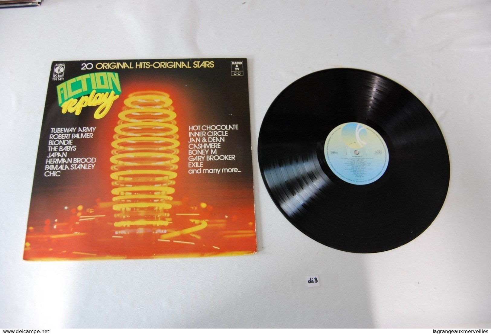 Di3- Vinyl 33 T - Action Replay - 20 Stars - Disco, Pop