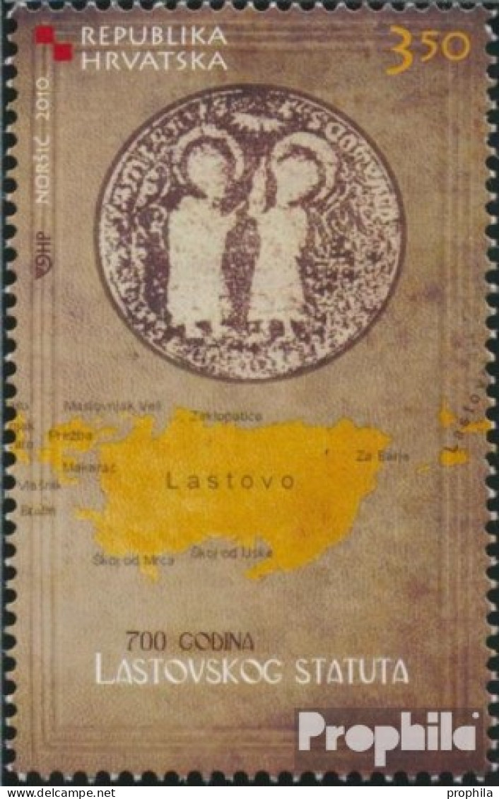 Kroatien 932 (kompl.Ausg.) Postfrisch 2010 Statut Von Lastovo - Croacia