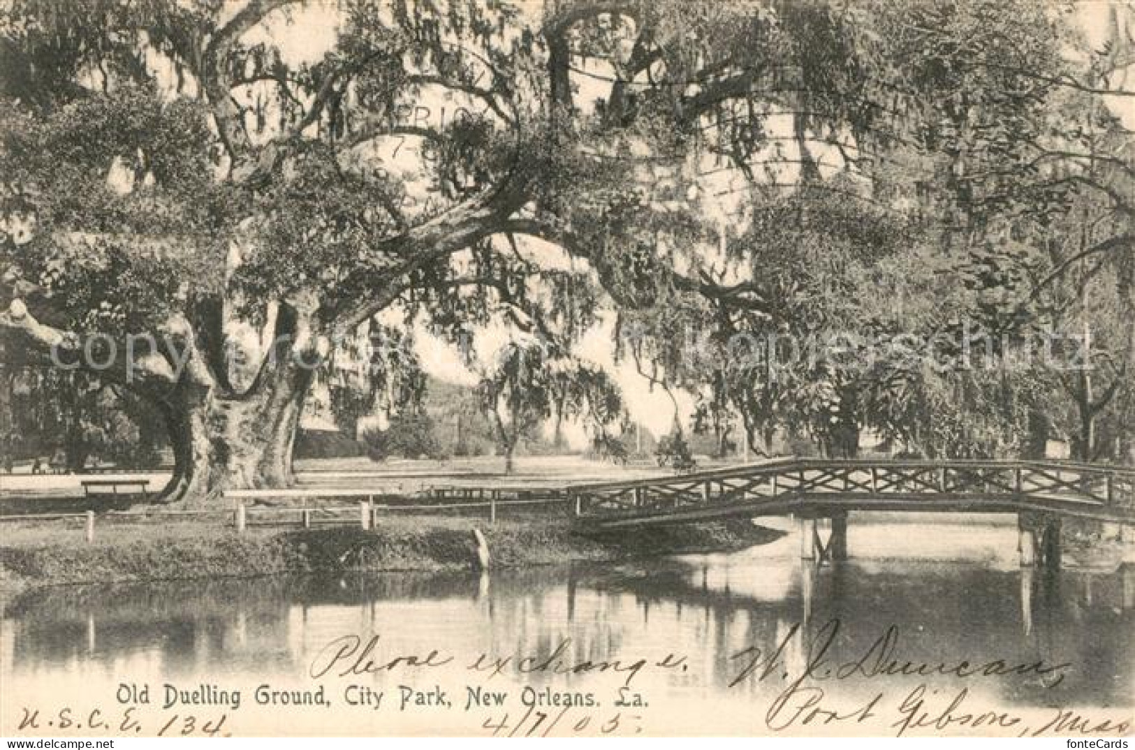 73298615 New_Orleans_Louisiana Old Duelling Ground City Park - Andere & Zonder Classificatie