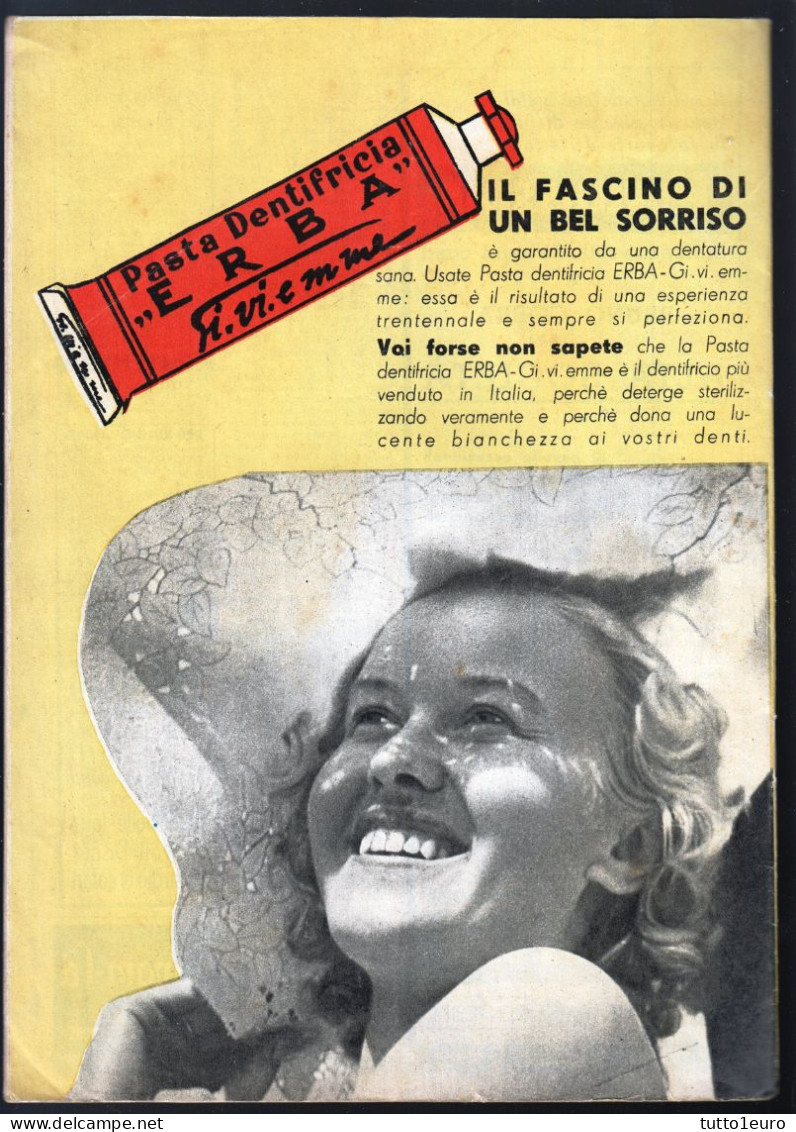 GRAZIA - RIVISTA ILLUSTRATA FEMMINILE DI MODA DEL  4 MAGGIO 1939 - IL N°26 IN ASSOLUTO - RARITA' (STAMP368) - Mode