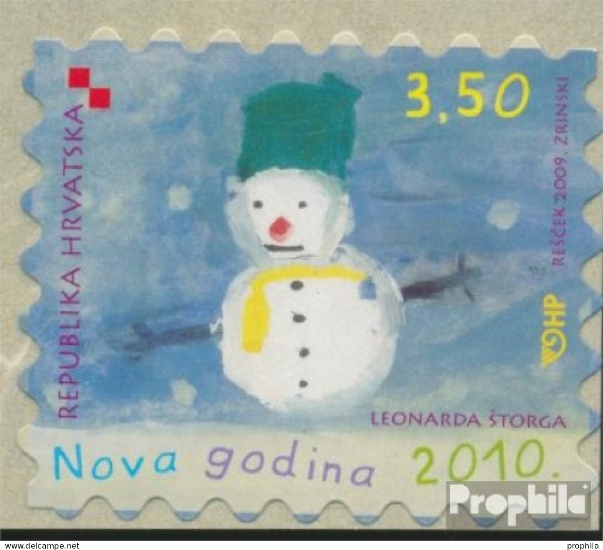 Kroatien 925 (kompl.Ausg.) Postfrisch 2009 Neujahr - Croazia