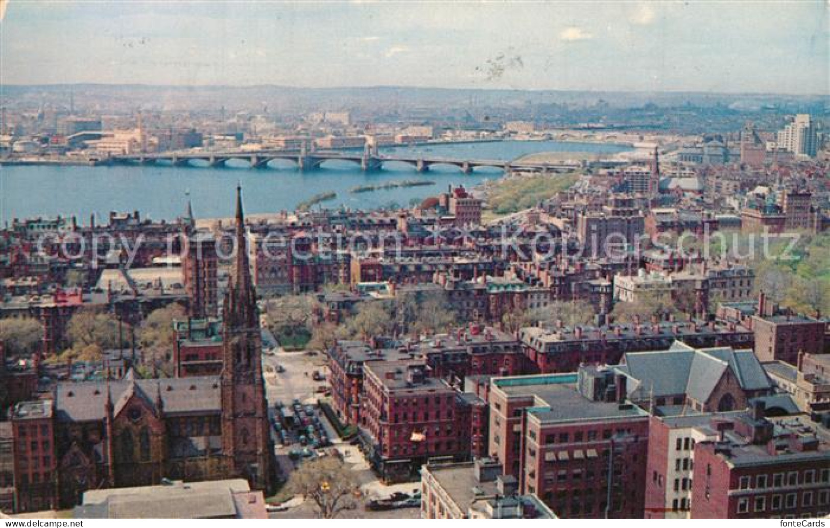 73297875 Boston_Massachusetts The John Hancock Building West Boston Bridge And T - Altri & Non Classificati