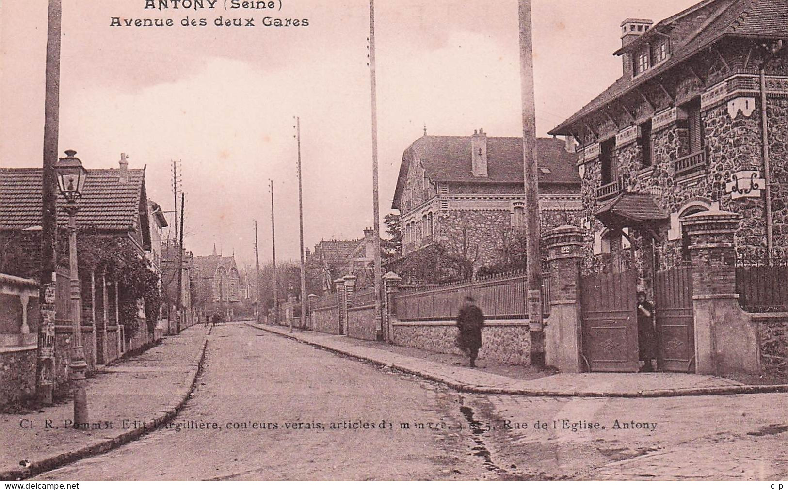 Antony - Avenue Des Deux Gares -   CPA°J - Antony