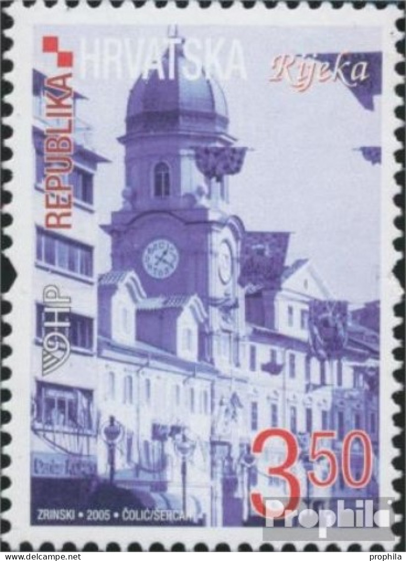 Kroatien 744AS X (kompl.Ausg.) Postfrisch 2006 Kroatische Städte - Croacia