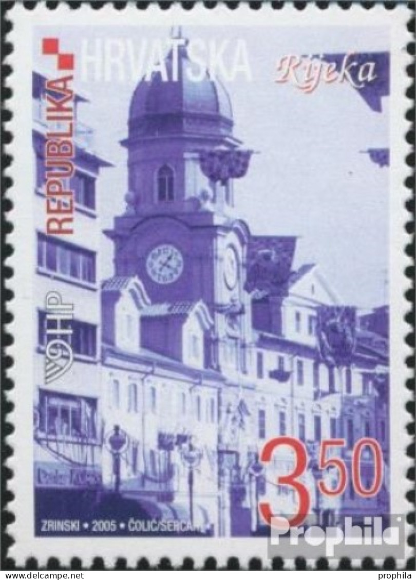 Kroatien 744A X (kompl.Ausg.) Postfrisch 2005 Kroatische Städte - Croatie