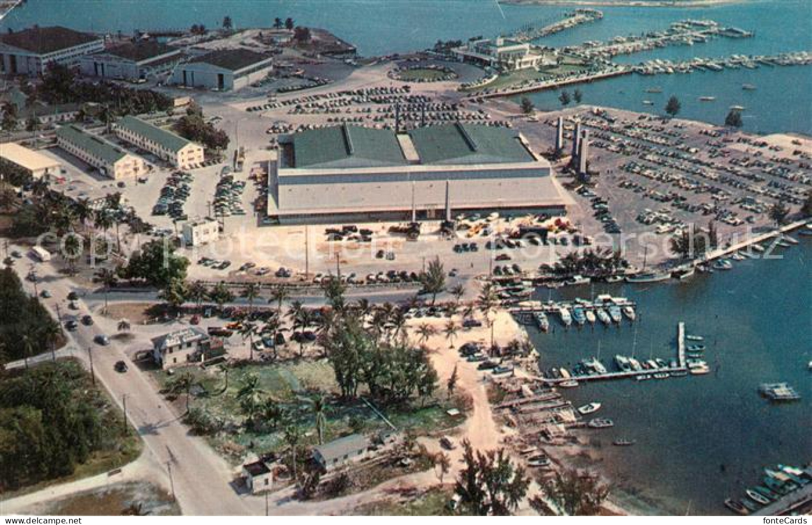 73295415 Miami_Florida Fliegeraufnahme Exposition Building Marinas Dinner Key - Andere & Zonder Classificatie