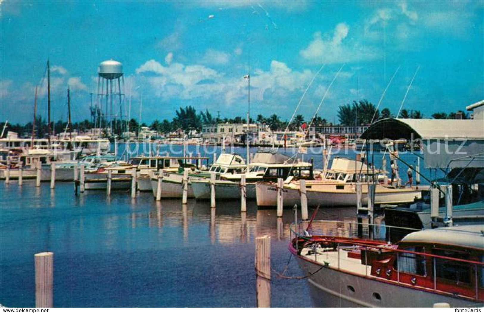 73295405 Hollywood_Florida Famous Yacht Basin Hollywood By The Sea - Andere & Zonder Classificatie