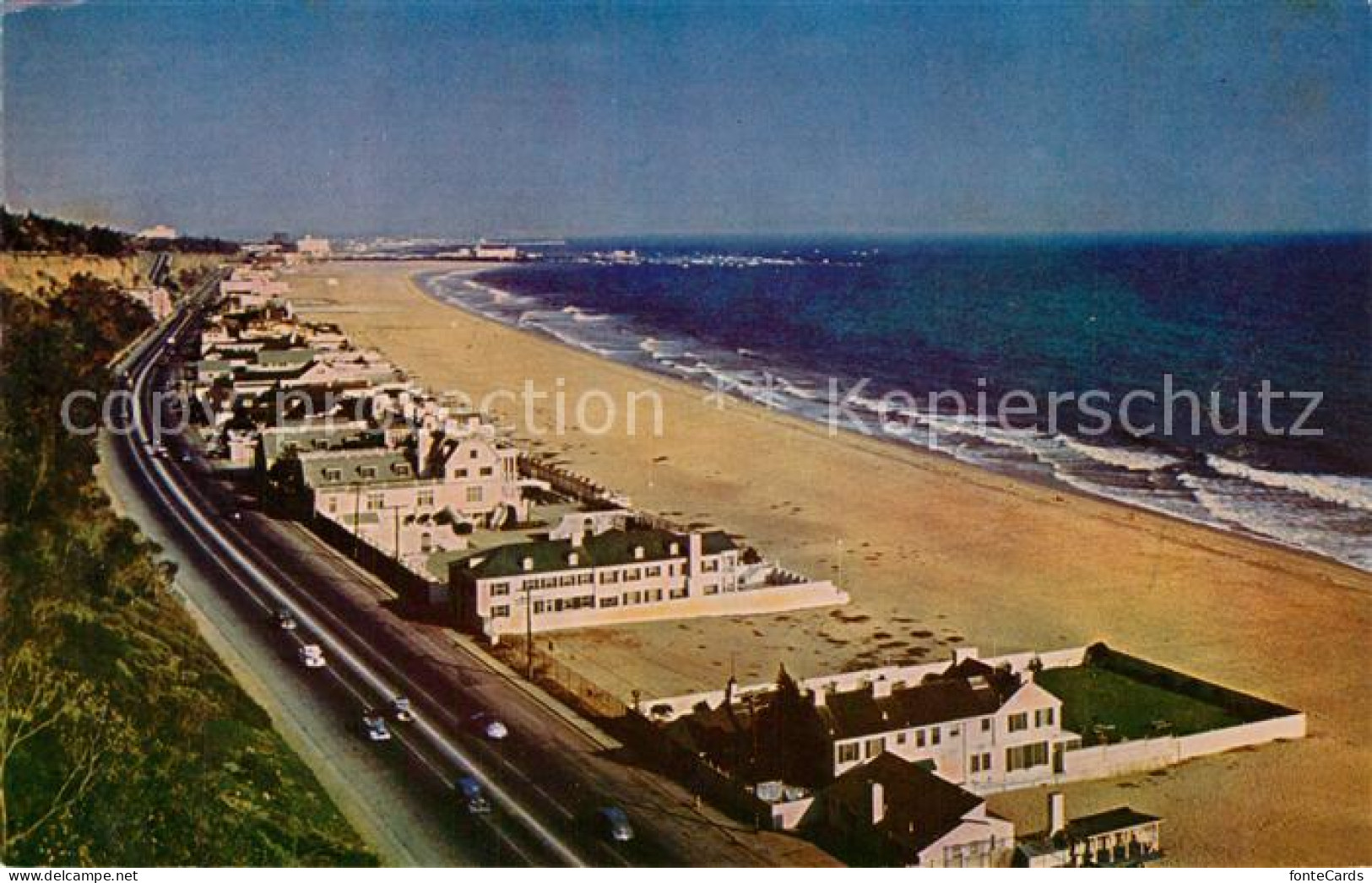 73295402 Santa_Monica Fliegeraufnahme Beach - Andere & Zonder Classificatie