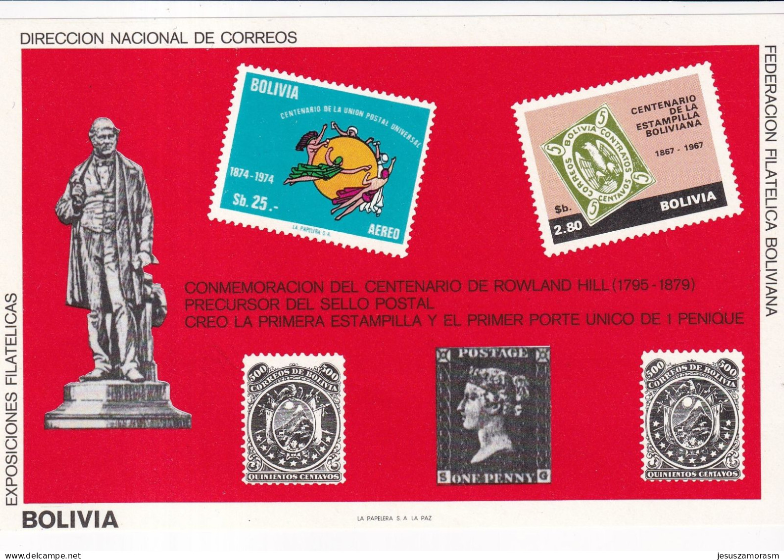 Bolivia Hb Michel 94 - Bolivie