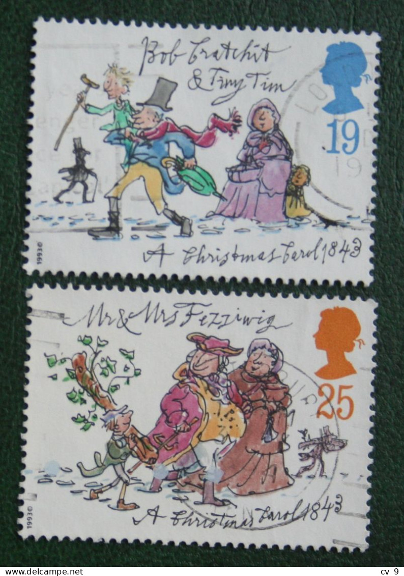 Kerst Noel Xmas Weihnachten Mi 1483-1484 SG 1790-91 1993 Used Gebruikt Oblitere ENGLAND GRANDE-BRETAGNE GB GREAT BRITAIN - Used Stamps