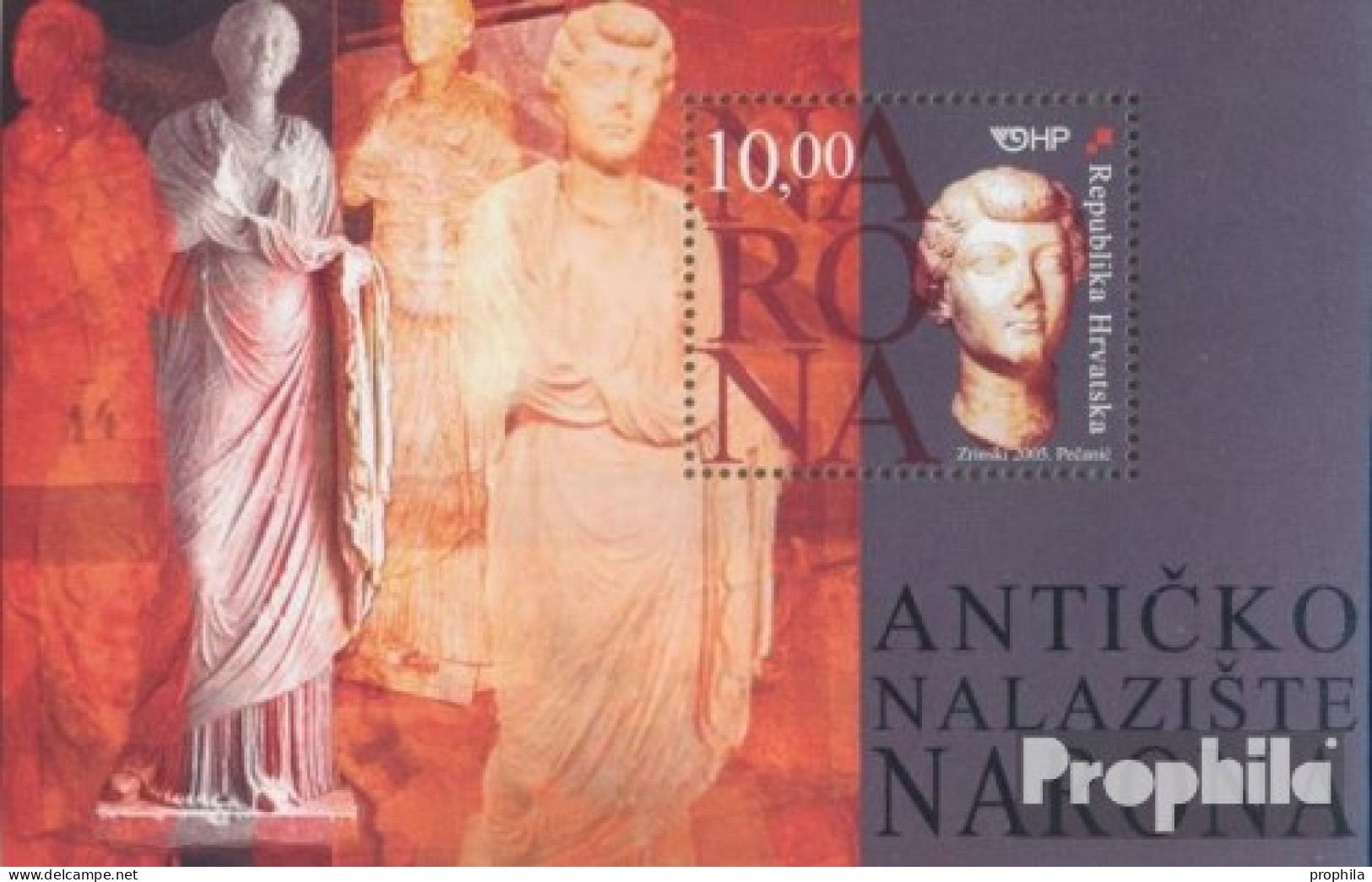 Kroatien Block25 (kompl.Ausg.) Postfrisch 2005 Antike Fundstätte Narona - Croazia