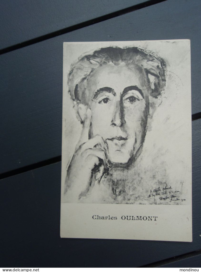 Cpa Charles Oulmont. - Escritores