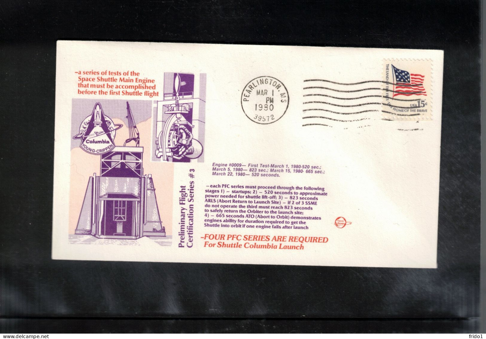 USA 1980 Space / Weltraum Space Shuttle Columbia Interesting Cover - Stati Uniti