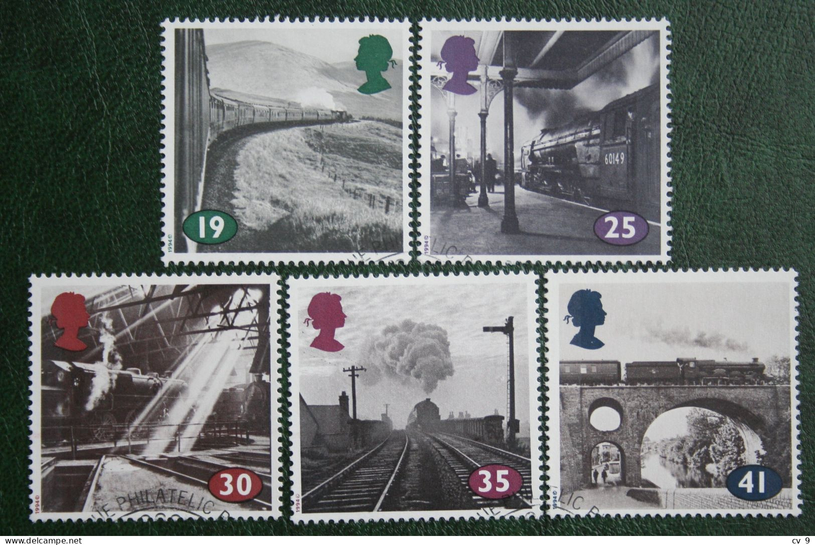 Trein Train Zug Railways (Mi 1488-1492) 1994 Used Gebruikt Oblitere ENGLAND GRANDE-BRETAGNE GB GREAT BRITAIN - Used Stamps